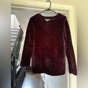 Purple soft Orvis sweater size M